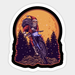 Santa Trail Sticker